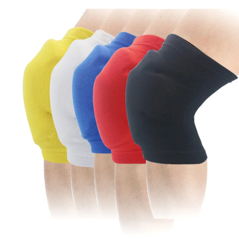 

1 Pair Sports Sponge Knee Pads Warm Thick Sponge Anti-slip Collision Safety Gear Pads Kneepad Anti-Slip Sleeve knee bandage #3#F