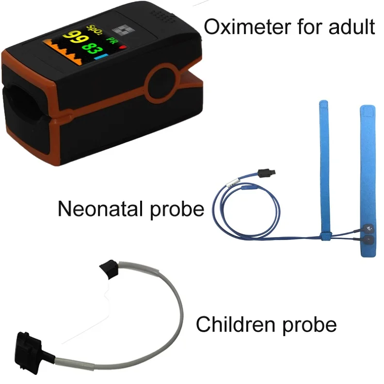 PC-60E,, забота о здоровье, OLED пальцевой пульсоксиметр, кислород в крови, SpO2, насыщенность, оксиметр, монитор для взрослых, детей, новорожденных - Цвет: Adult Child Infants