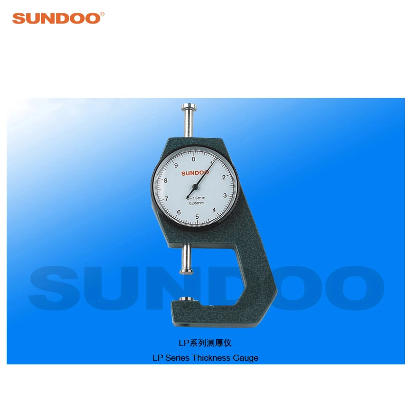 Аналоговый указатель кожаный толщиномер Sundoo LP-4010