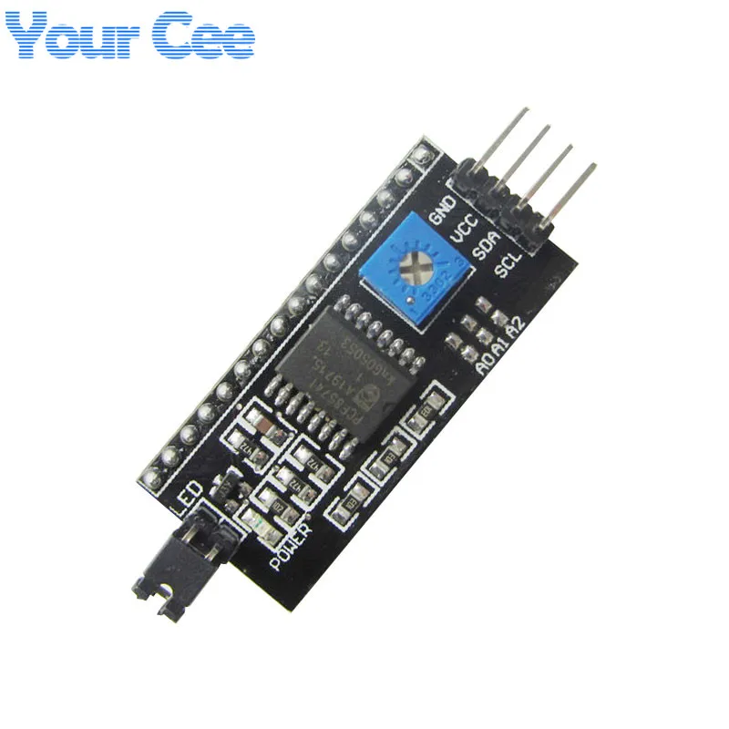

IIC / I2C / Interface LCD1602 Adapter Plate 2.5V-6V LCD 1602 2004