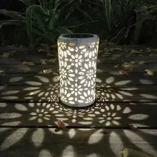 1 шт. античный солярный фонарь лампа для улицы и помещений водонепроницаемый фонарь для ландшафтного сада Домашний Настольный светильник светодиодный светильник для декора