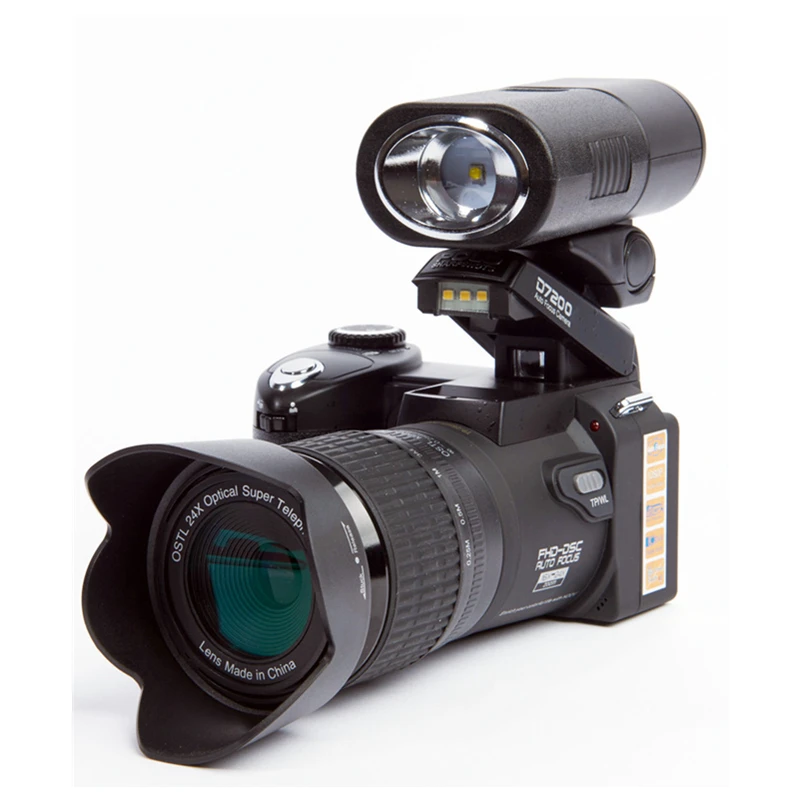 2018 HD JOZQA POLO D7300 Digital Camera 33Million Pixel Auto Focus Professional SLR Video Camera 24X Optical Zoom 3 HD Lens