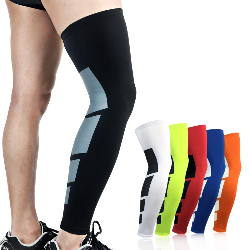1PCS Super Elastic Lycra Basketball Leg Warmers Calf Thigh Compression