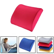 TOYL Memory Foam Поясничного Назад Поддержка Подушка Помощи Подушка для Office для Дома Авто Путешествия Сиденье Стула 4 цвета