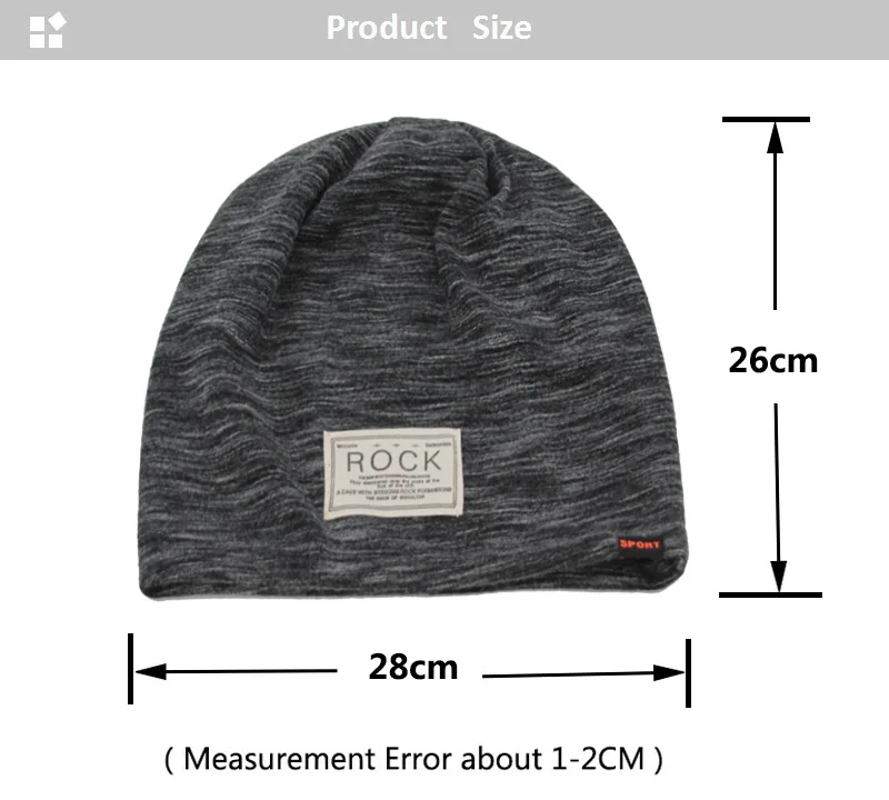 Xlamulu Fashion Skullies Beanies Hat Women Winter Hats For Men Caps Male Warm Baggy Bonnet Mask Autumn Men Beanie Knitted Hat