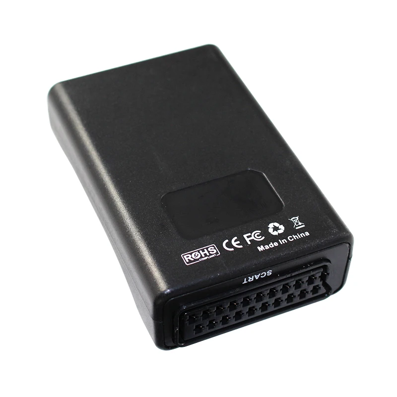 1080P SCART To HDMI Converter Video Audio Signal Adapter HD With Charge Cable Adapter HDMI Converter Video Audio HDMI Converter