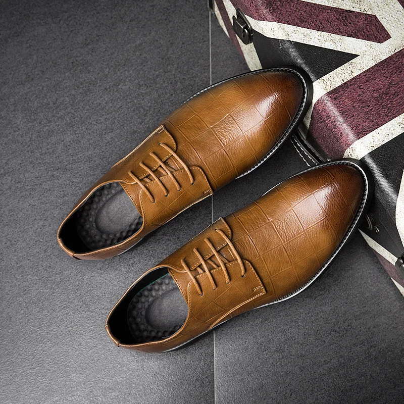 

Large size man shoes sapato masculino mens summer leather shoes breathable casual boots fashion flat oxfords Shoes for Men 0003