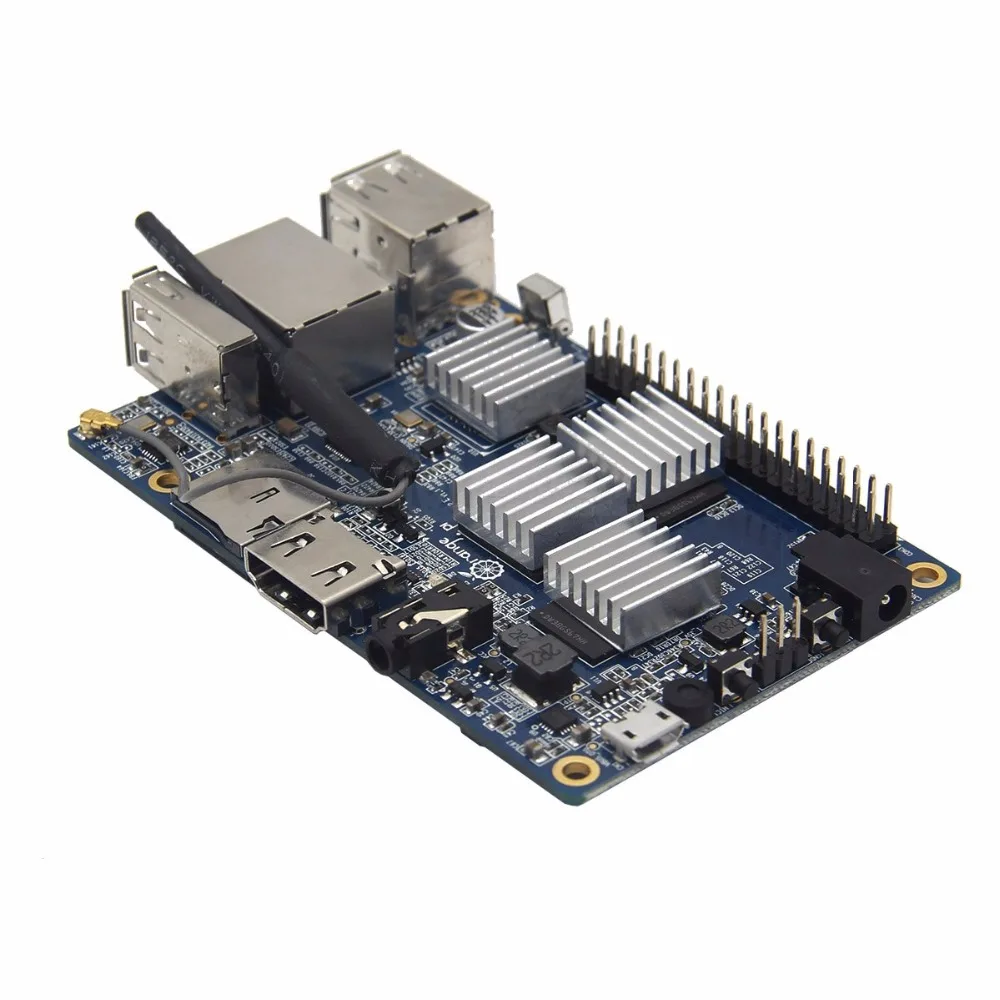 Акриловый чехол Orange Pi Plus 2E защитный кожух охлаждающий вентилятор алюминиевые