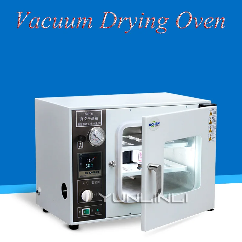 

Vacuum Drying Oven 220V 300W Industrial Small Heating Experiment Reserve Drying Box DZF-6020A