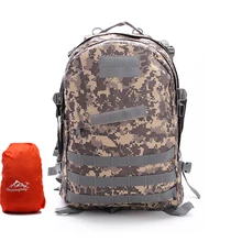 Al aire libre Táctico Militar mochilas Mochila de Lona Hombres Mujeres de La Vendimia Bolsa de Viaje de Excursión Que Acampa Del Camuflaje