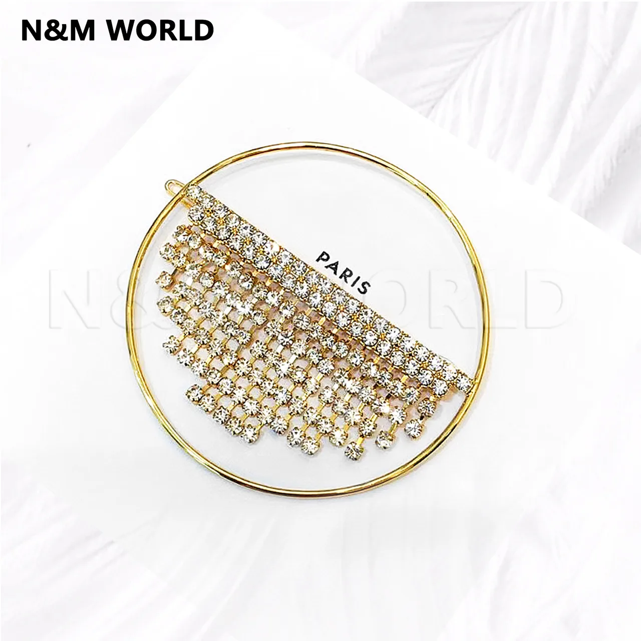 

Tassel Hollow Circle Hairpin 2019 New Brand Fashion Jewelry Hair Clips Hair Accessories for Women Girls Free shipping