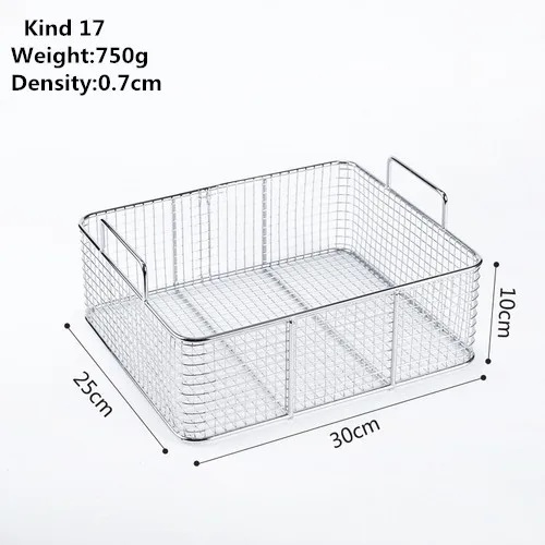 30 видов фритюрница из нержавеющей стали экран картофель фри рамки квадратный фильтр сетки зашифровать фильтры для дуршлага Формы Жарки сетки корзины - Цвет: Kind 17
