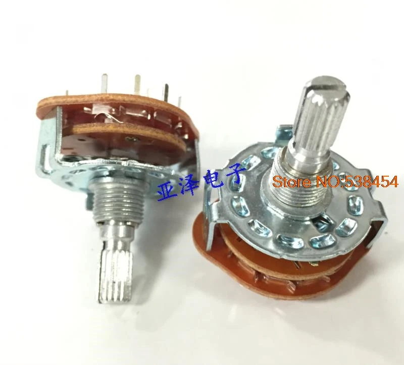 5PCS High quality rotating band switch 1 knife 11 stall chassis signal