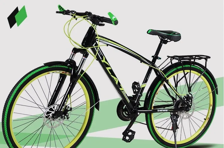 Perfect Mountain Bike 26 Inches 21V Double Disc Brake Double Disc Brake Student Bicycle with Backseat 1 Perfect Mountain Bike 26 Inches 21V Double Disc Brake Double Disc Brake Student Bicycle with Backseat 1