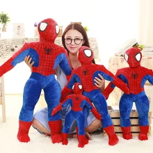 45/55/75/95cm Soft Stuffed Super Hero Spider-Man movie Figure Plush Toys Spiderman Plush toy doll birthday gifts for Children