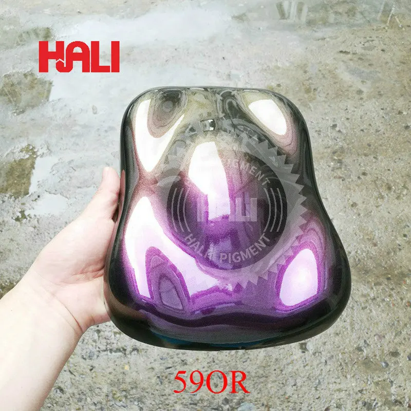 Nail Pigment Color Shift Pigment Powder Chameleon pigment color shift pigment color flip item:59RI color:red-bluish violet weight: 10 gram