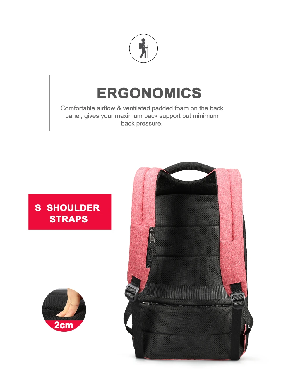 Roubo de Viagem Femininas para Adolescentes Escola à Prova Água do Vintage Moda Bloqueio Polegada Feminina Anti Usb Mochilas Dwaterproof Tsa 15.6 15 Bolsas e Malas