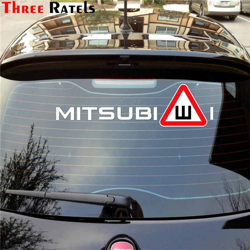 Three Ratels TZ-1075 18.5*67.9см 1-4шт прикольные виниловые наклейки на авто for mitsubishi для мицубиси знак ш шипы по госту наклейки на машину наклейка для авто