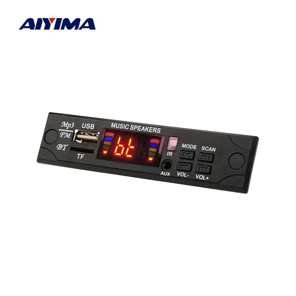 AIYIMA Bluetooth декодер не допускающий потерь Плата USB TF FM радио AUX декодирование MP3