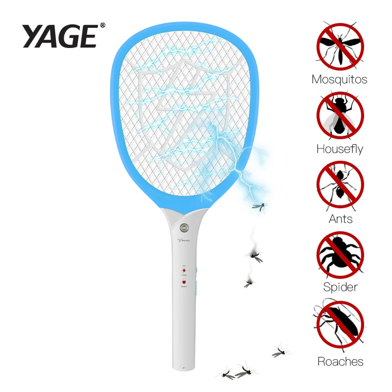 YAGE Mosquito Killers D701 электрическая ловушка для Комаров Борьба с вредителями ошибка Zapper отвергать ракетки ловушка домашний инструмент 2200 в USB зарядное устройство