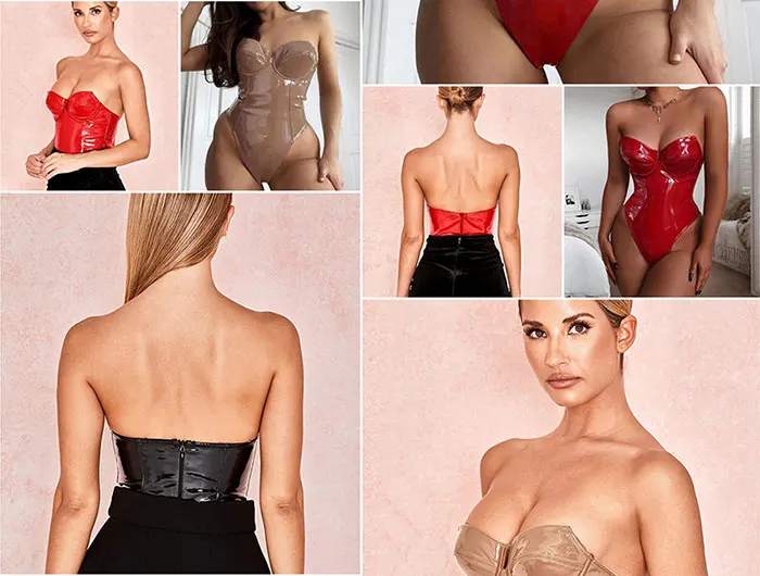Fantoye искусственная кожа сексуальный спинки Bodycon комбинезон Черный без бретелек Комбинезоны женские комбинезон для ночного клуба Комбинезоны красный комбинезон