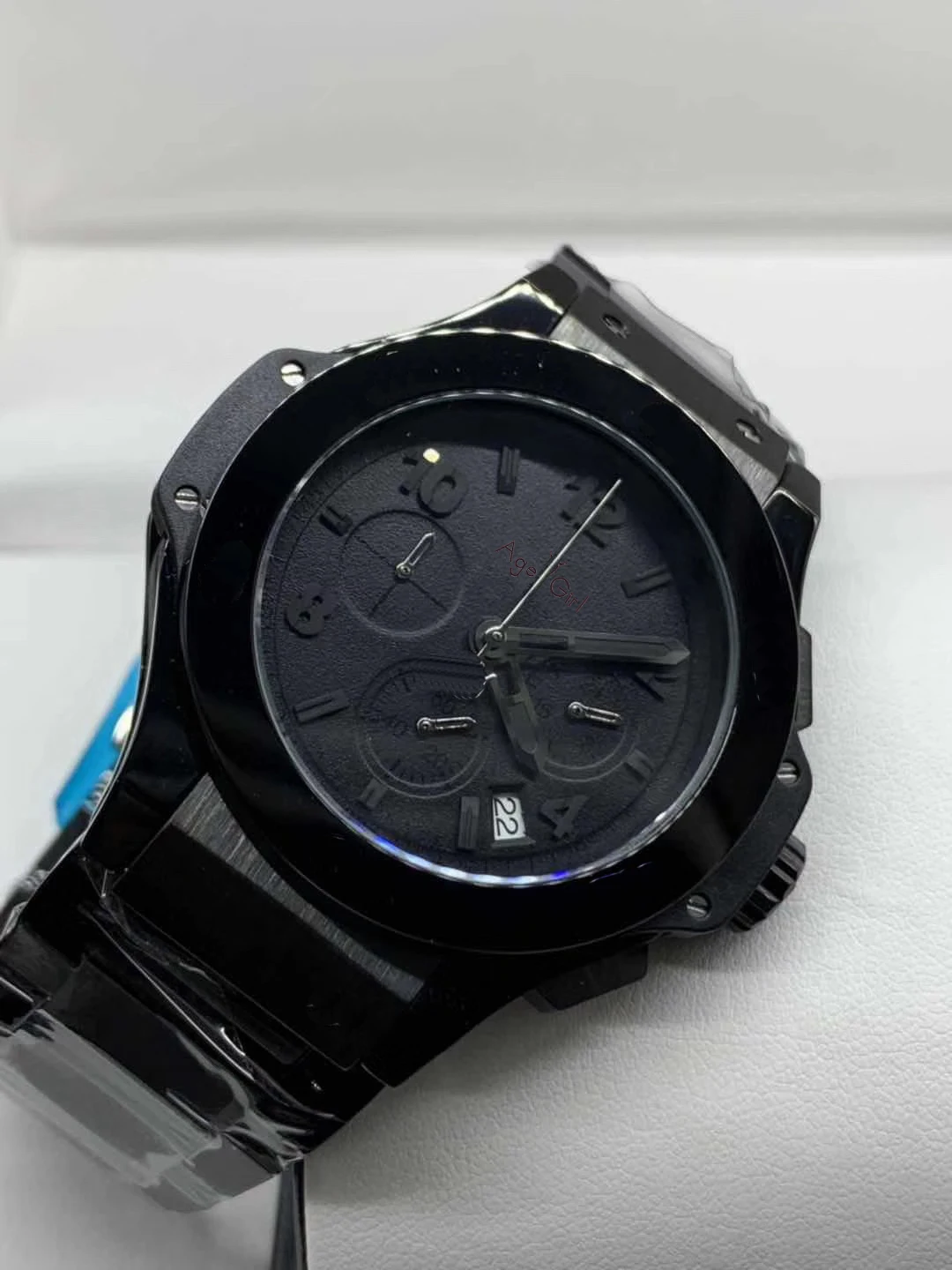 

Luxury Brand New Men Chronograph Stopwatch Sapphire Stainless Steel Full Black Grey Coffee Luminous Watch Limited Sport AAA+