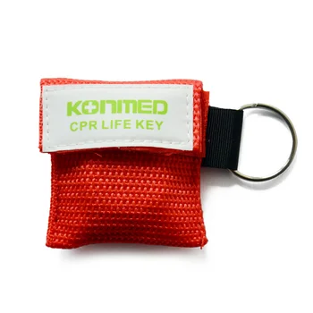 

2pcs CPR Face Shield Resuscitator Isolation Mask Keychain Ring Emergency Rescue First Aid Face Shield Mask EDF88