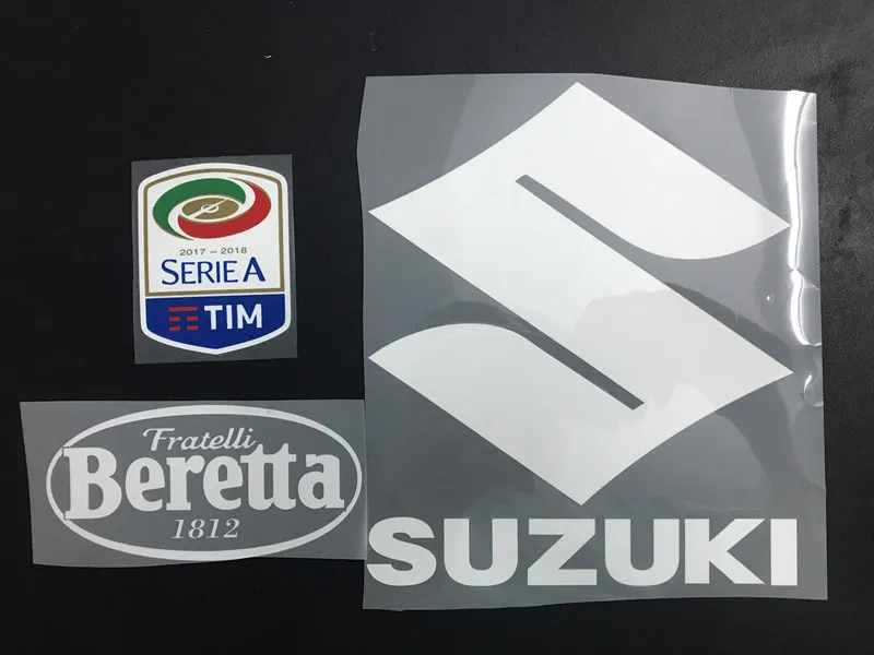17 18 Torino FC Italy CLUB Out Белый спонсор патч Итальянская серия патч+ SUZUKI+ SPORTPESA+ Fratelli Beretta значок патчи