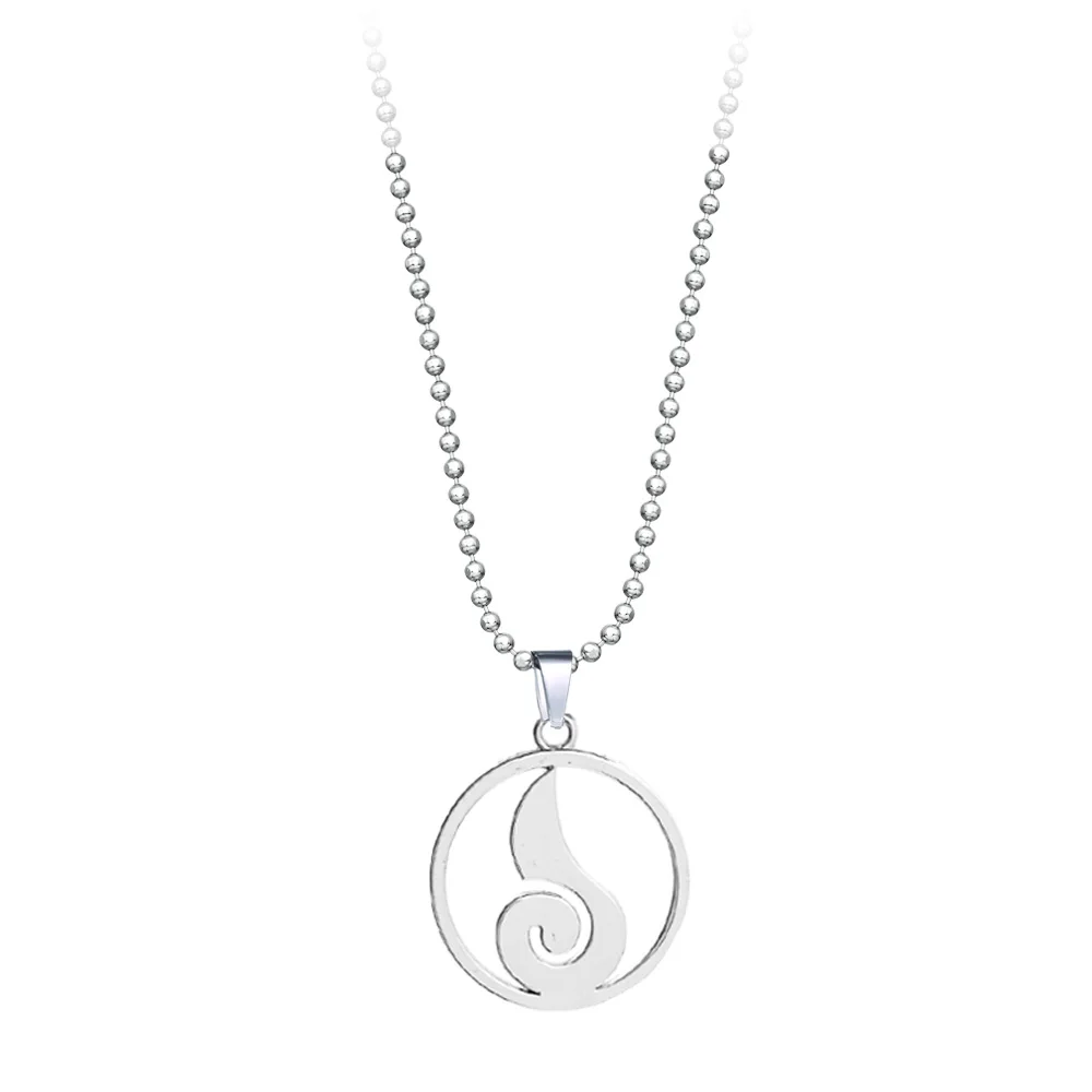 Аниме Наруто Ожерелье s Геометрическая Звезда Акацуки облако кулон ожерелье Пара Ожерелье для мужчин женщин ювелирные изделия подарок - Окраска металла: 9
