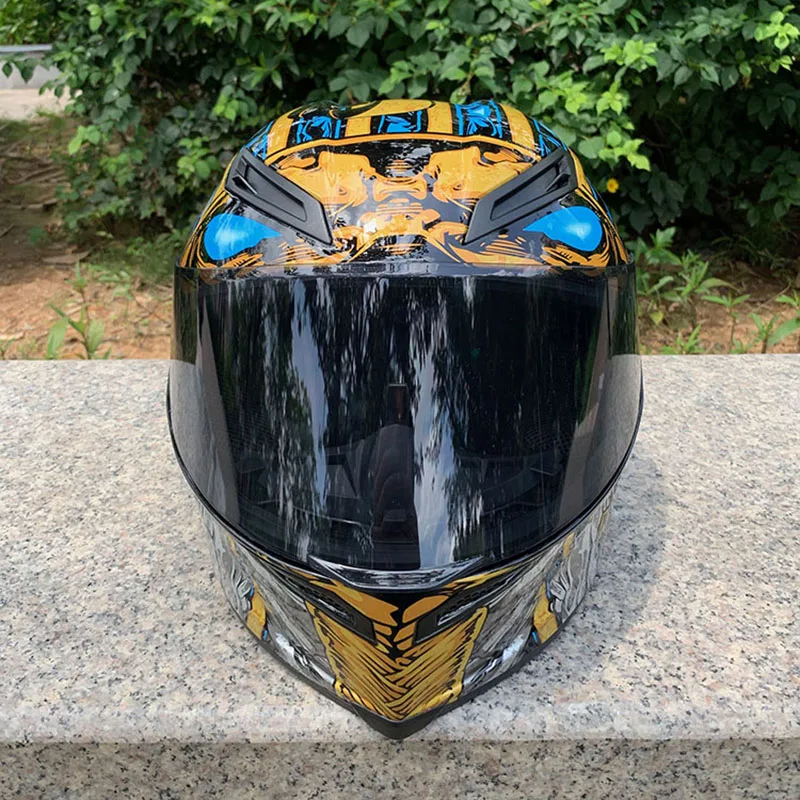 

Full face men helmet motorbike helmets safety retro unisex detachable motorcycle crash helmet Abs material Dot