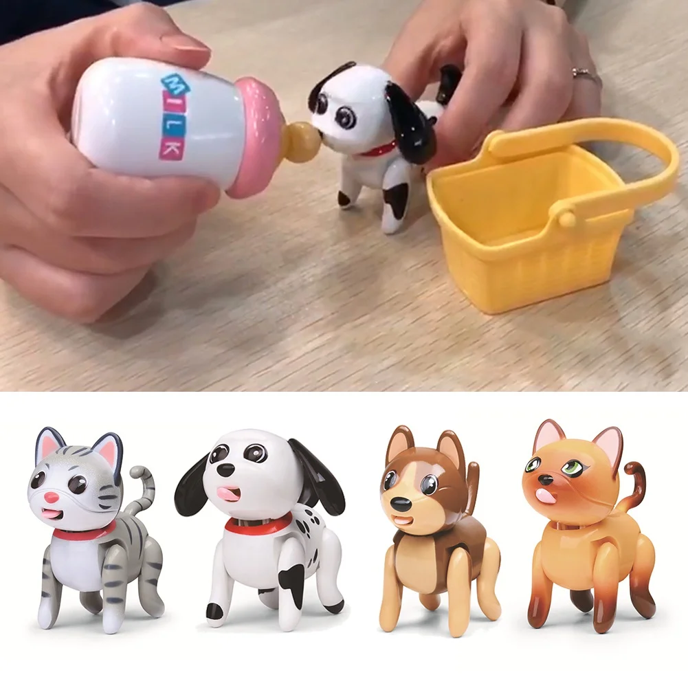 Интерактивная игрушка для питомцев, индуктивно прижимающая электрический питомец, милый индукционный щенок, кошка, няня, присоска, игрушка для детей, развивающая игрушка