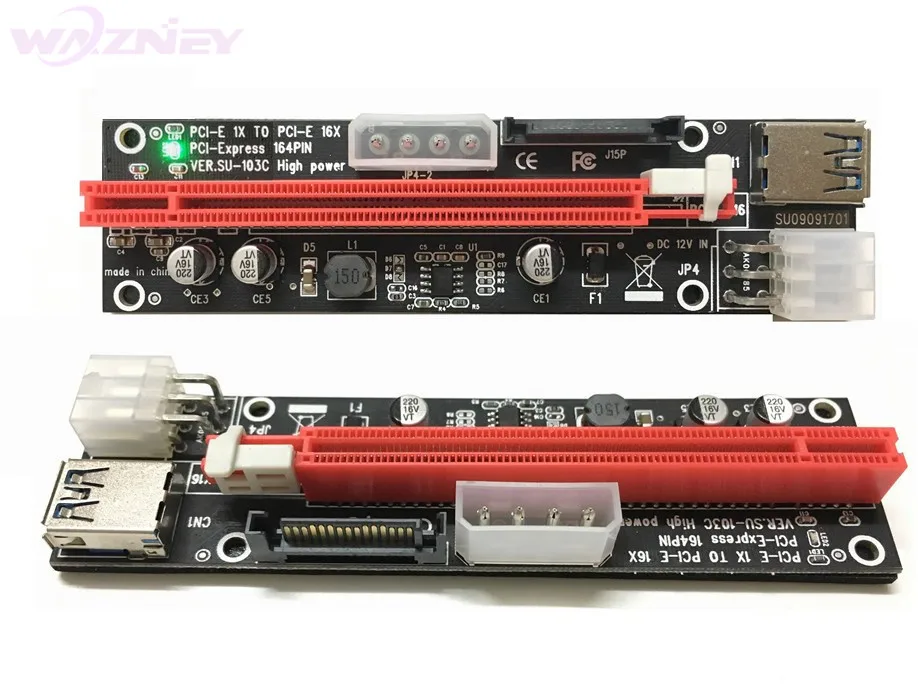Купить 100 комп. 009 PCI-е разъем PCI E в экспресс 1х к разбивателя ...