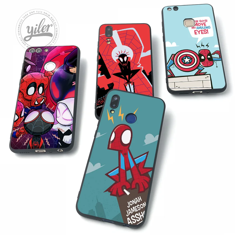 

Spider-Man Parallel Space For Case Huawei NOVA 3 3i Cover Case for Huawei P20 lite Pro P Smart P10 lite P8 P9 lite 2017 Cases