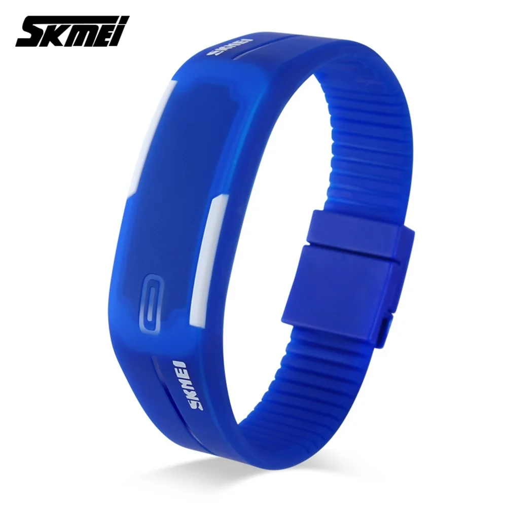 SKMEI Female Sports Watches Women Running Digital Watch Silicone Band Time Date Girls Ladies Wristwatches Relogio Feminino 1099 - Цвет: Blue