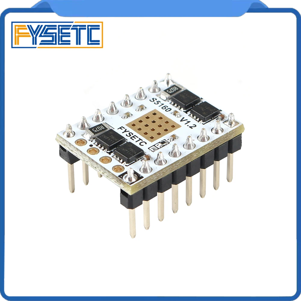 Запчасти для 3D-принтеров TMC5160 V1.2 SPI шаговый двигатель S5160 бесшумный драйвер StepStick Летающий провод для SKR F6 платы VS TMC2130 V1.2