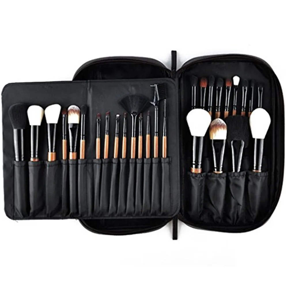 

Makeup Brushes 28pcs Professional Beauty Brushes Sets with Luxury Makeup Bag (Foundation, Powder, Eyeshadow, Blush, Blending