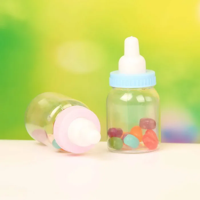 

Baby Shower Baptism Christening Birthday Gift Party Favors Candy Box Bottle 12pcs