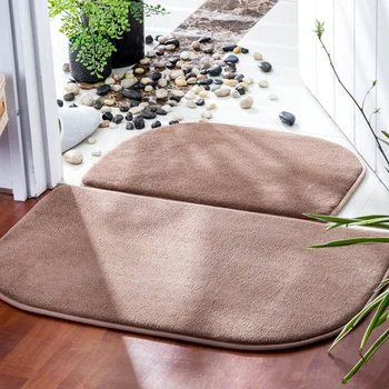 

2pcs/set Non-slip Bathroom Carpet Bathroom & Kitchen Carpet WC Mats Anti-slip Bathroom Carpet For Toilet Rugs For Living Room