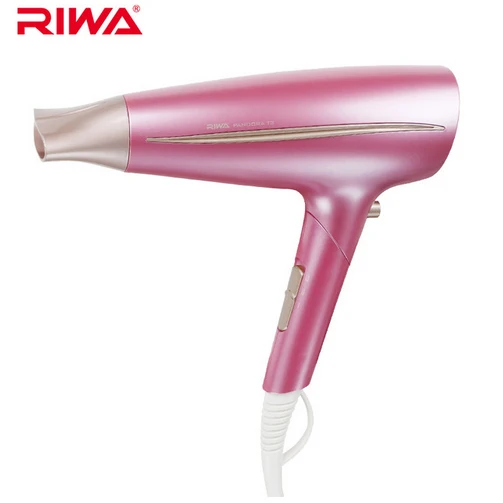 

Riwa 2200W Powerful Hair Dryer Folding Household Hair Drier Pink Color 220V 50Hz High Quality T3