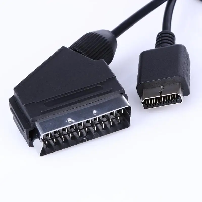 2 м для ps2 RGB SCART кабель ТВ AV Lead для Playstation PS1 PS2 PS3 Slim line