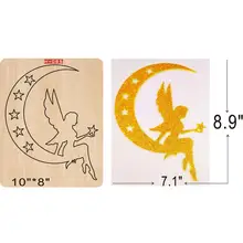 Elves on the Moon cutting dies 2019 new die cut &wooden dies Suitable for common die cutting machines on the market on the moon