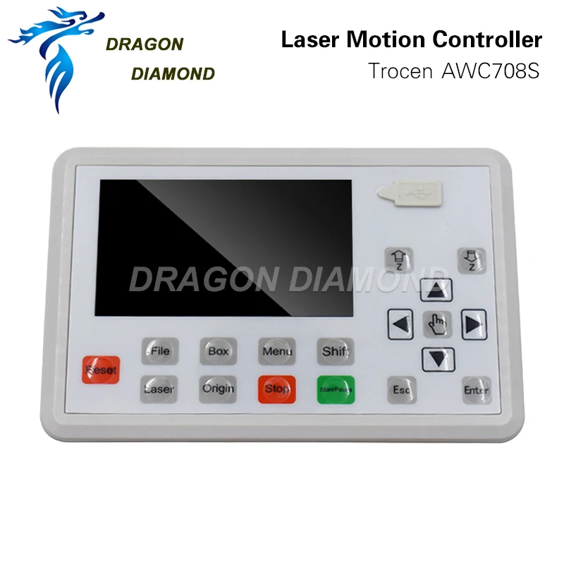 Trocen AWC708S Co2 Laser Controller System for Laser Engraving and Cutting Machine Replace AWC708C Lite Ruida Leetro