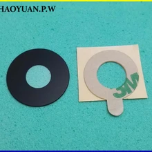 HAOYUAN. P. W 100 шт./лот для LG Nexus 5X оригинальная задняя камера стеклянная крышка объектива запасные части с клейкой наклейкой