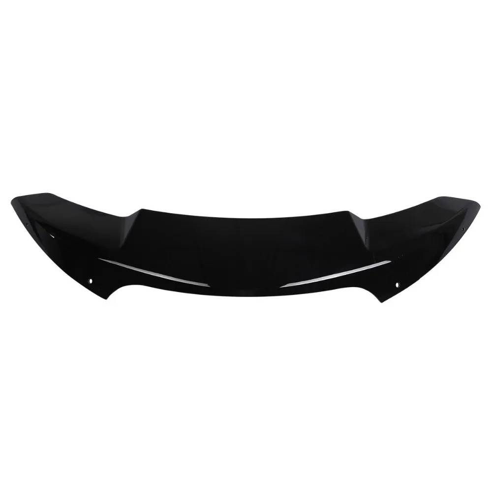 

4.5" Wave Black Windscreen Windshield For Harley Road Glide FLTR FLTRX FLTRXS 2015-2017 16