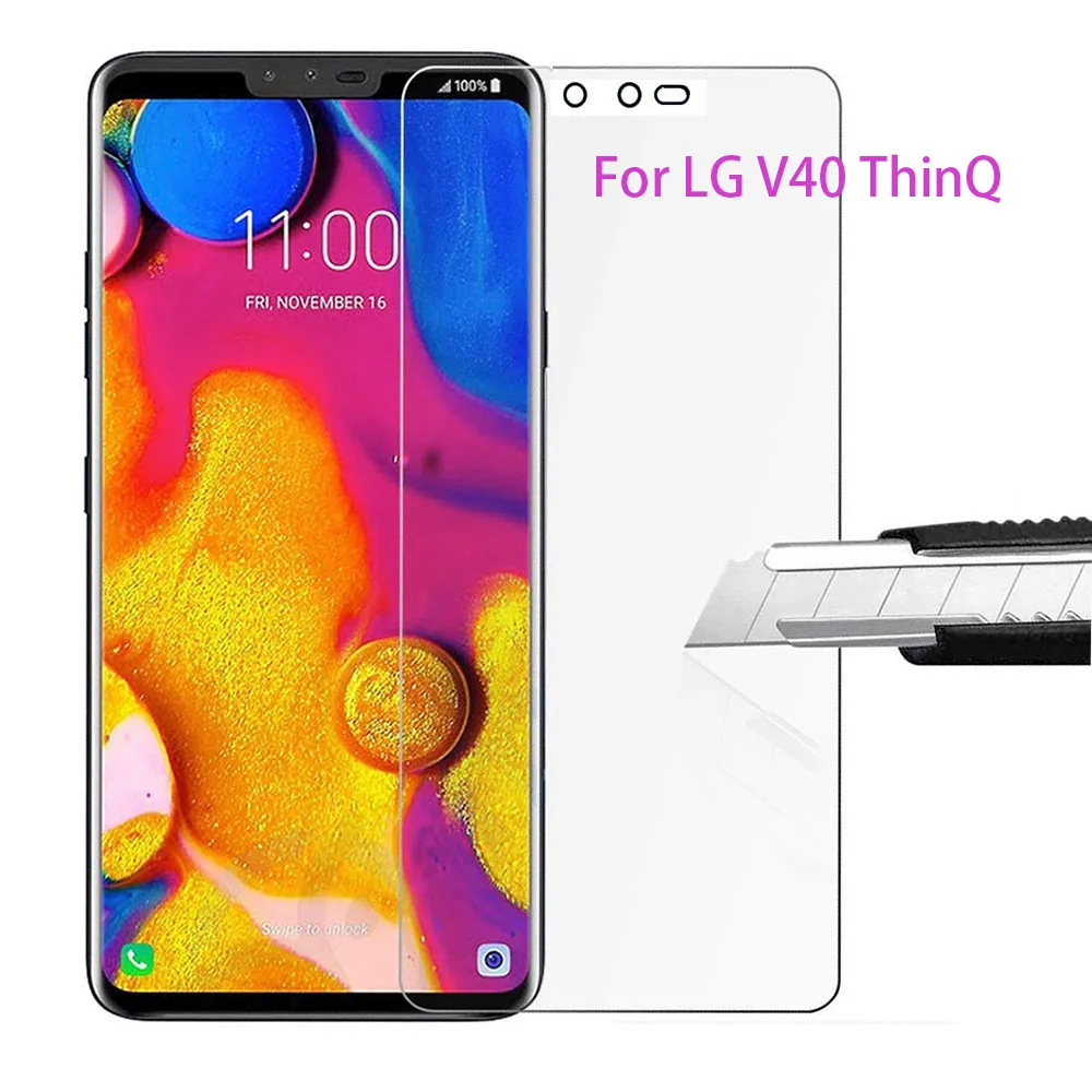 2 шт Naxtop 2.5D Закаленное стекло протектор экрана для LG V40 ThinQ K40 K30 Aristo K8 2018 K9 Q6 G6