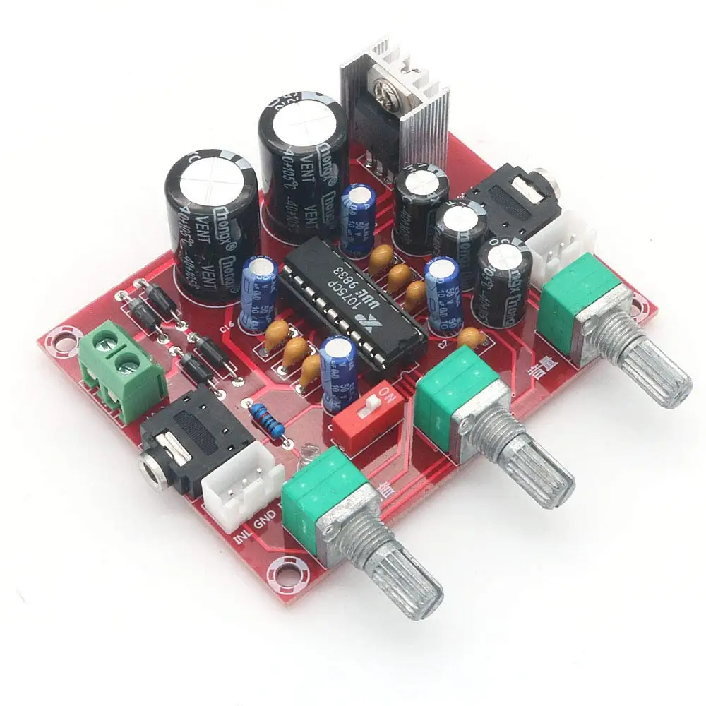 AC DC 12V R1075 Tone Board BBE цифровой аудио Предварительный усилитель процессор привод предусилитель усилитель F1-014