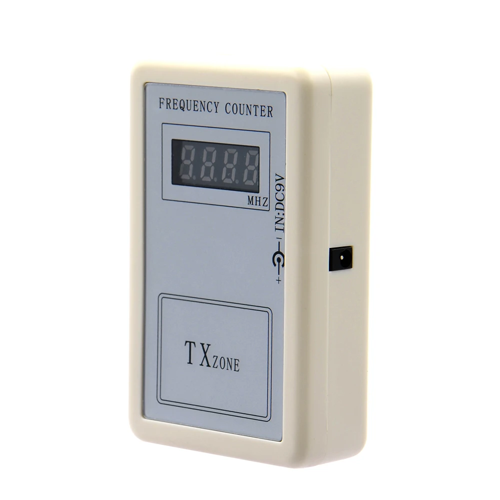 DC7.5-10V Frequency Counter Indicator Detector 250-450MHZ Cymometer Remote Control Transmitter Frequency Meter Scanner Wavemeter