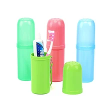 Дорожный ящик для хранения зубных щеток, набор зубных щеток, полотенец, чашка для мытья полоскания, портативная коробка для хранения зубной пасты ярких цветов, Домашний Органайзер для зубной пасты