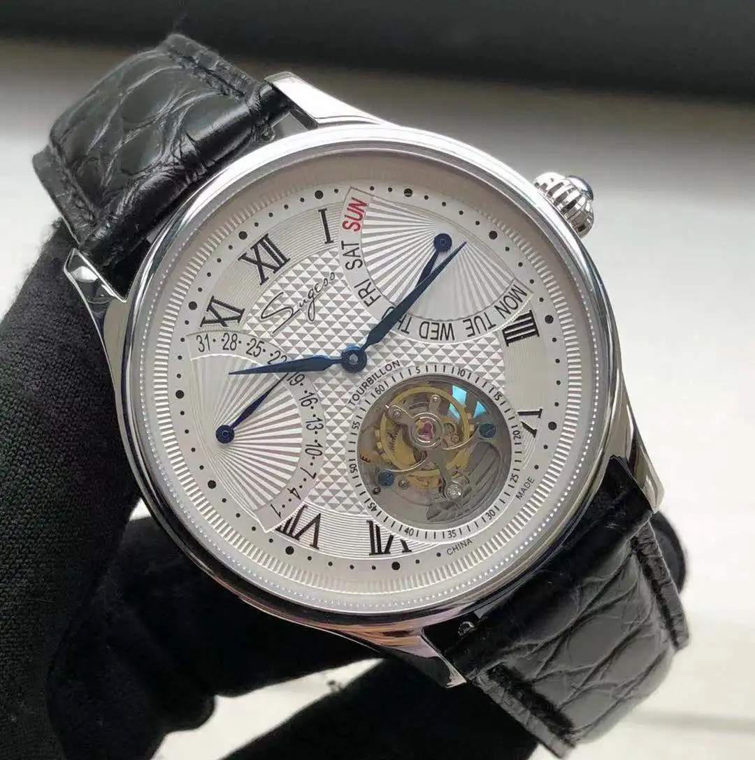 Часы наручные ST8004 мужские с турбийоном роскошные механические