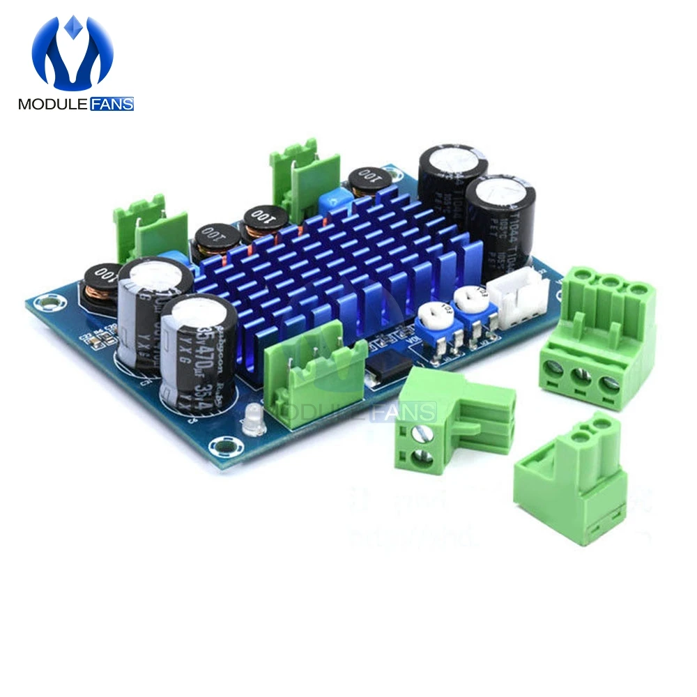 

TPA3116D2 Chassis Dedicated Plug-in 5V 24V 28V Output High Power Digital HIFI Amplifier Board Module 120W*2 2X120W